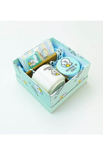 Gift Moda Yaşıyosun Bu Hayatı Tasarımlı Kutulu Hediye Seti