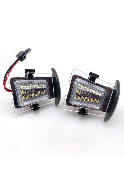 Choice 2 قطعة لوحة ترخيص السيارة LED ضوء مقاوم للماء LED المصد الخلفي علامة مصباح مناسب لجيب رانجلر Jk Jku...