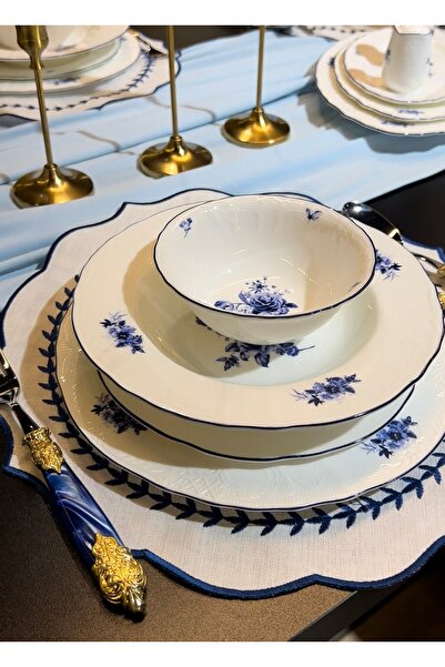 ROY KING Blue Garden 62 Parça Yemek Takımı