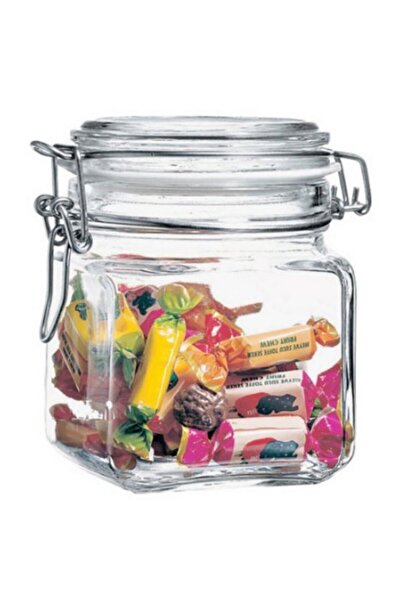 Viyalente Glass Lid with Clamped Jar 740 Cc