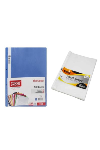 Cassa 10-Piece Ring Binder & Umix 100-Piece Bag Binder