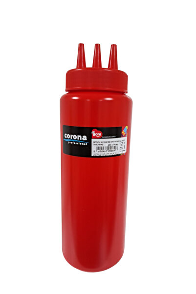 Corona Professional Ketçap & Mayonez Şişe 3 Delikli B.950 ml