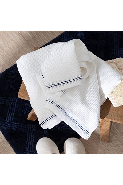 Chakra Alıesta White Hand Towel - 30X50 cm
