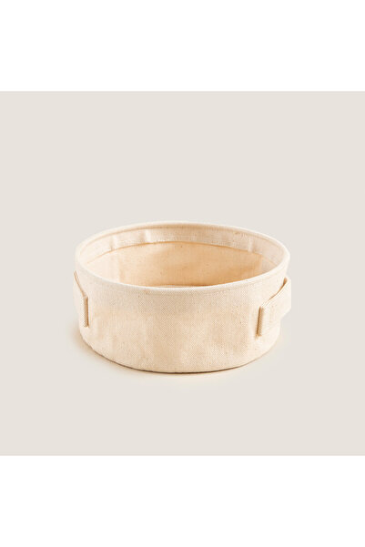 Chakra Ribali Kanvas Yuvarlak Düzenleyici 15X8 Cm Natural