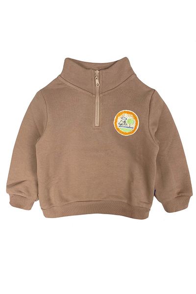 Tuffy Kids Суитшърт за бебешко момче с яка и цип