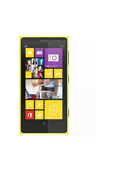 Nettech Nokia Lumia 1020 Uyumlu Kılıf Dostu Ön Koruma Cam Ekran Koruyucu