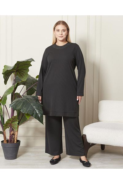 Ferace Σετ γυναικείο κοστούμι δύο τεμαχίων Plus Size