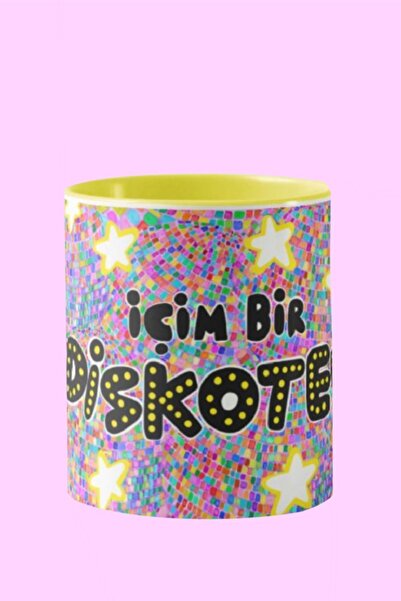Hello Melody Design كوب من سلسلة 'ديسكوتيك' بتصميم أصلي مرسوم يدويًا وطباعة ر...