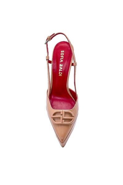 Sofia Baldi Patent Leather Frappe Hayfı Women's Platform