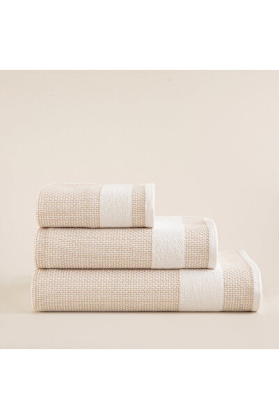 Chakra Albera Natural-Beige Hand Towel - 30X50 cm