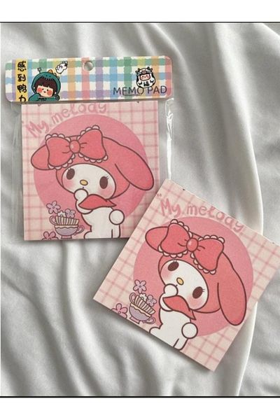 Rota Hediyelik My Melody Kawaii Cute 50 Sheets Non-Adhesive Note Paper 1 Piece