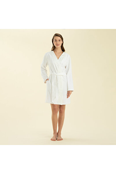 Chakra Sophıan Bornoz Beyaz