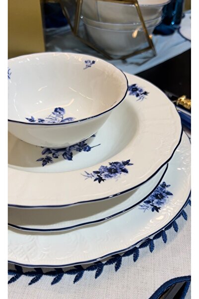 ROY KING Blue Garden 62 Parça Yemek Takımı