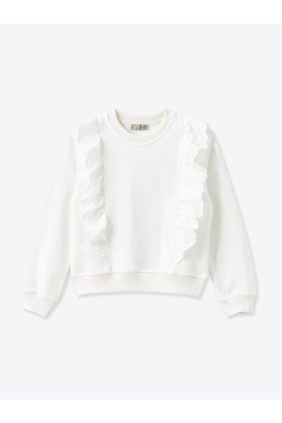 Little Star Kız Çocuk Fistolu Sweatshirt