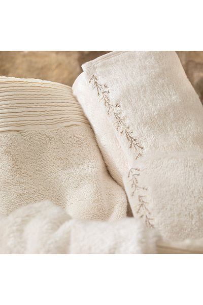 Chakra 50X90 cm Grasse Face Towel - Natural