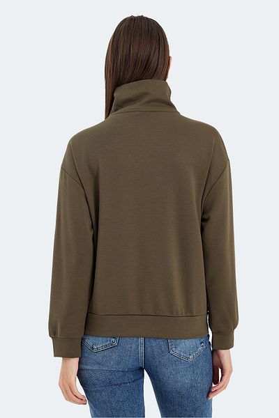 Slazenger Vidal Khaki Women's Sweatshirt