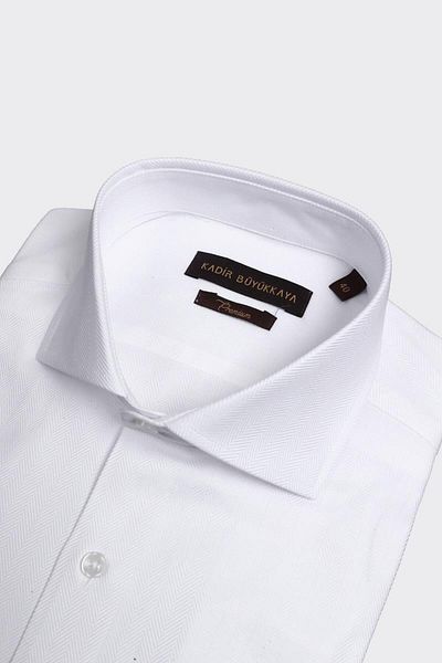 Kadir Büyükkaya Italian Collar Men's Shirt-Kax4054S