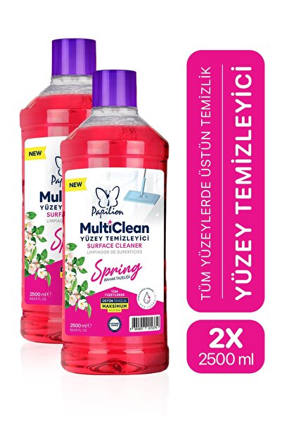 Papilion Bahar Tazeliği Hijyenik Yüzey Temizleyici 2x2500 ML