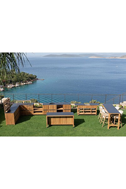 Chakra Milano Servis Masası Natural