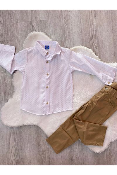 EGELİMODA Boy's Groom Suit with Bow Tie