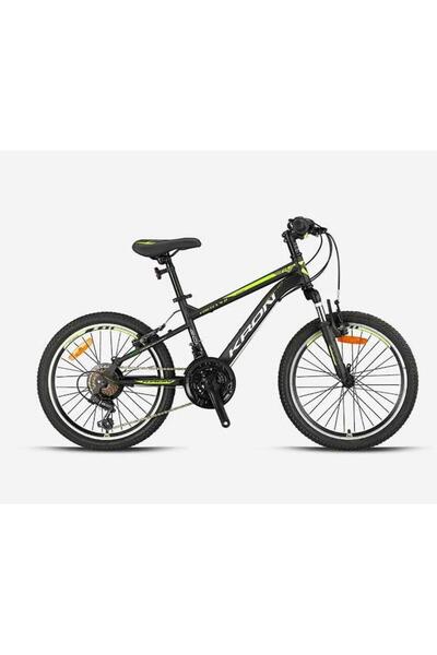 Kron Vortex 4.0 - 24 Mtb - 14' - 21 Vites - V.b. - Mat Siyah-gri/neon Sarı