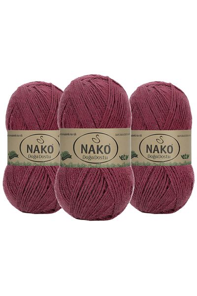 NAKO Eco-Friendly Knitting Thread 100 Gr40051 3 Pieces