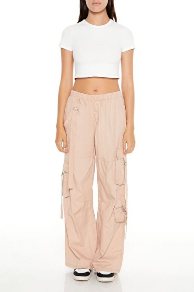 Forever 21 Straight-Leg Utility Kargo Pantolon