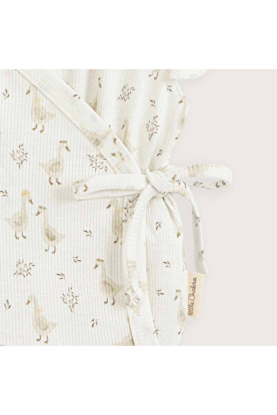 Chakra Goose Fırfırlı Body Ekru