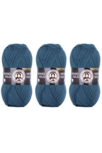 Ören Bayan Merino Gold 100gr 0018 3 Τεμάχια