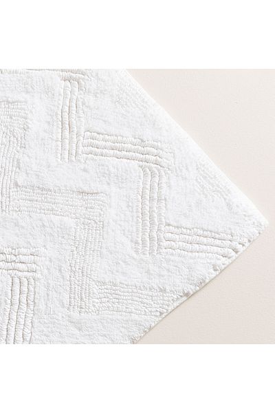 Chakra Delmar Bathmat 40x60 cm White