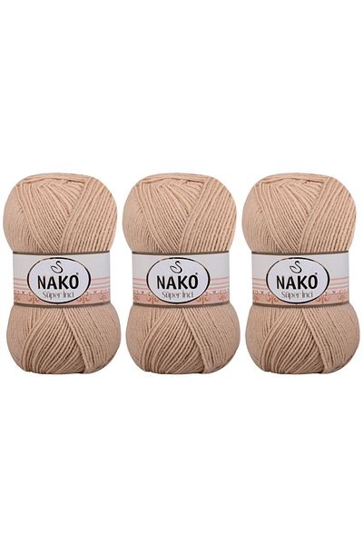 NAKO Σούπερ Πέρλα Πλεκτό Σχοινί 100gr 219 3 Τεμάχια