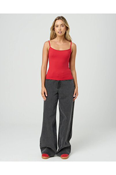 Teenystore Kadın İnce İp Askılı Basic Atlet Bluz