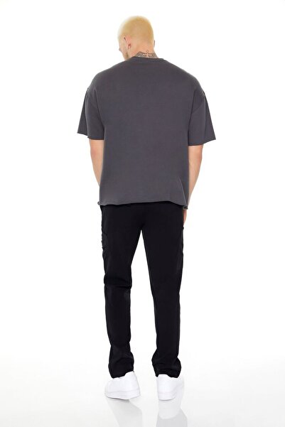Forever 21 Slim-Fit İpli Kargo Pantolon