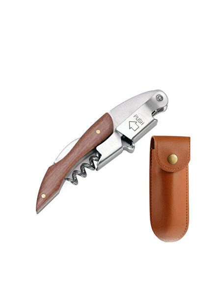 Choice Style B-1 Wood Handle Corkscrew Professional Wine Opener Gift Set Port...