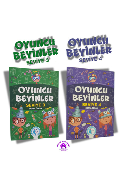 Curious&Genius TAZOF OYUNCU BEYİNLER SEVİYE 3-4 (2 KİTAP BİR ARADA)