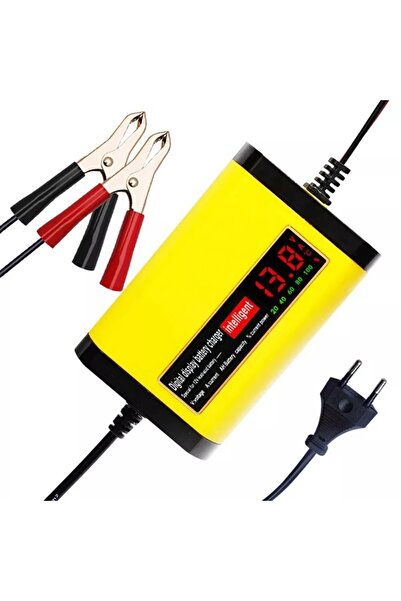 Choice1 EU PLUG AC 110V 220V Portable 12V Car Charger LCD Display Fast Charge...