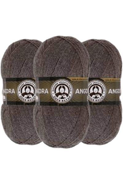 Ören Bayan Angora Hand Knitting Thread 014 3 Pieces