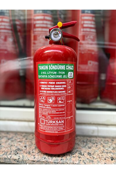 Türksan 2 Kg Lityum-İyon Batarya Yangın Söndürme Cihazı