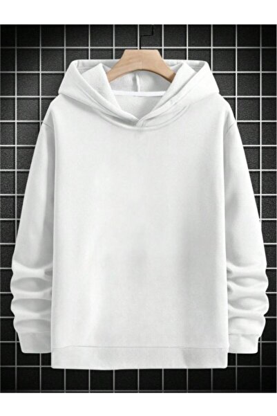 MOONBULL Ανδρικό φούτερ με στάμπα στην πλάτη με κουκούλα