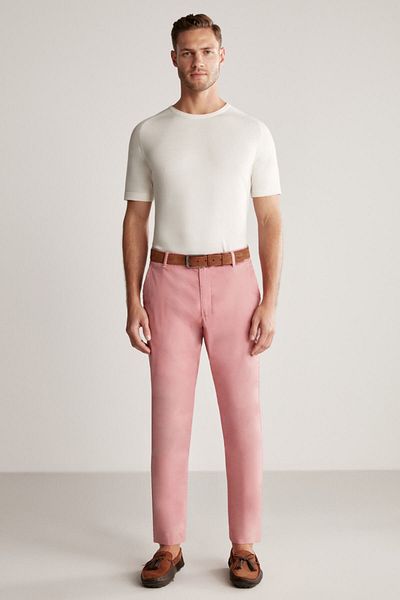 Hemington Pink Summer Chino Pants