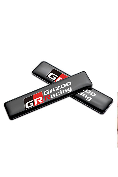 Choice 2pcs GR 2PCS GR GRZOO RACING Emblem Car Interior Exterior Decoration Sticker for Toyota Prius C-HR A
