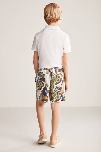 Hemington Khaki Pattern Special Cut Quick Dry Children's Swimsuit