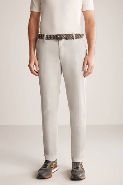 Hemington Açık Gri Yazlık Chino Pantolon