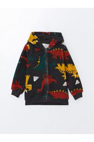LC Waikiki Lcw Kids Printed Crew Neck Long Sleeve Printed Boys' Sweatshirt