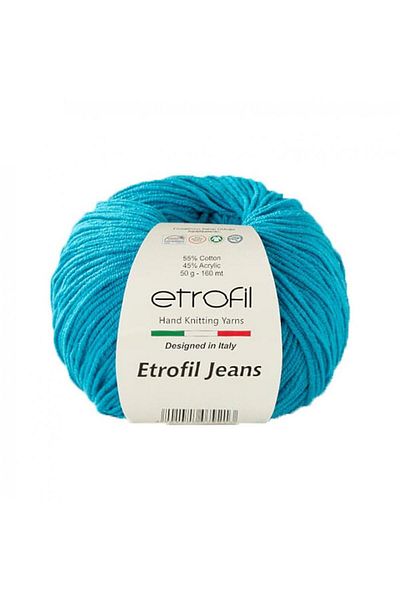 Etrofil Jeans Amigurumi Σχοινί Πλεκτό Χειροποίητο Σχοινί 50 γρ. 022