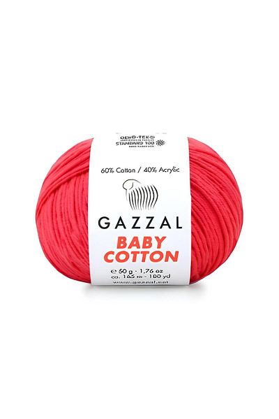 Gazzal Baby Cotton Amigurumi Thread Knitting Thread Punch Thread 50 Gr3458