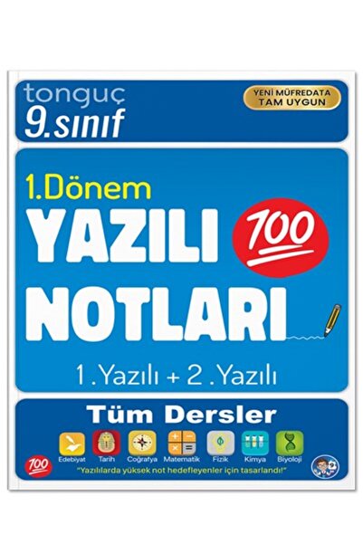 Tonguç Yayınları 9. Sınıf Yazılı Notları 1. Dönem 1 Ve 2. Yazılı