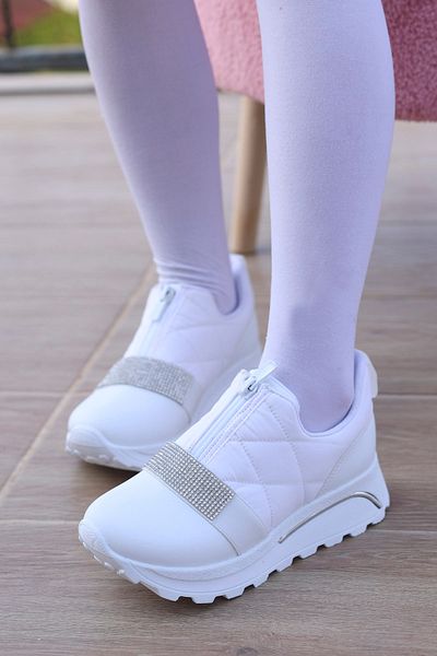 Mamito Ayakkabı Mdl 182 Stoned Zippered Children's Sports Shoes