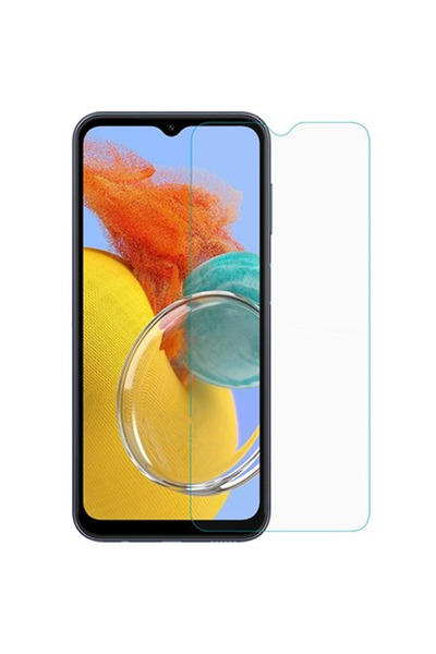 Nettech Samsung Galaxy M14 Uyumlu Kılıf Dostu Cam Ekran Koruyucu - Şeffaf