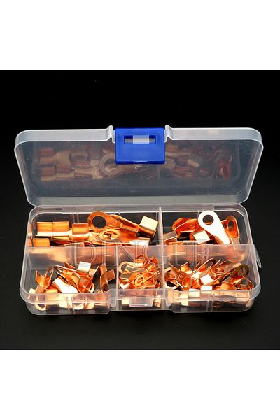 Choice 80pcs Copper Battery Cable Connector Terminal Open Lugs Wire Terminals Mayitr OT-3A OT-10A OT-20A...